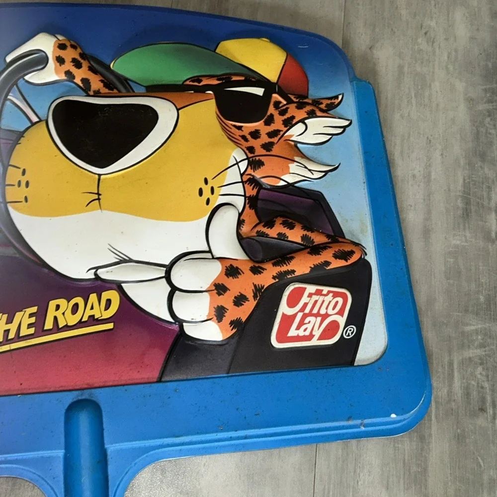 Vintage Frito-Lay Chester Cheetah Cheetos Advertising Plastic Store Display Sign